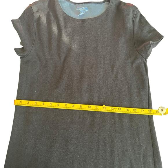 Horny Toad Women’s Lyocell Cotton Short Sleeve Shirt Dress Black Size Large - Picture 9 of 10